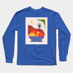 Mountain Moon Bowl of Oranges Long Sleeve T-Shirt